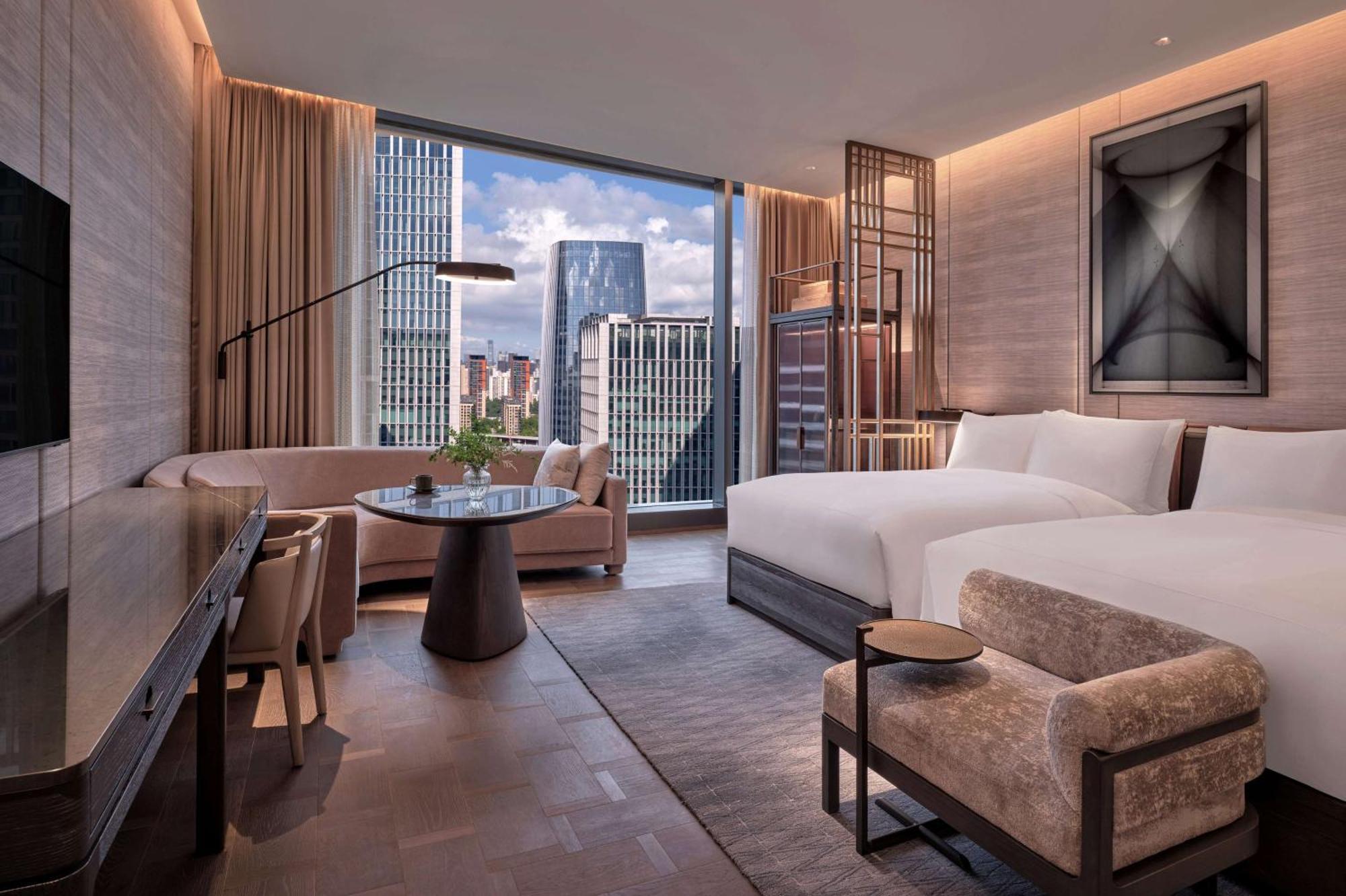 Conrad Shenzhen, The First Art Museum Hotel In Greater Bay Area With The Stunning Bay And Sunset View In The Hotel Terrace Екстериор снимка