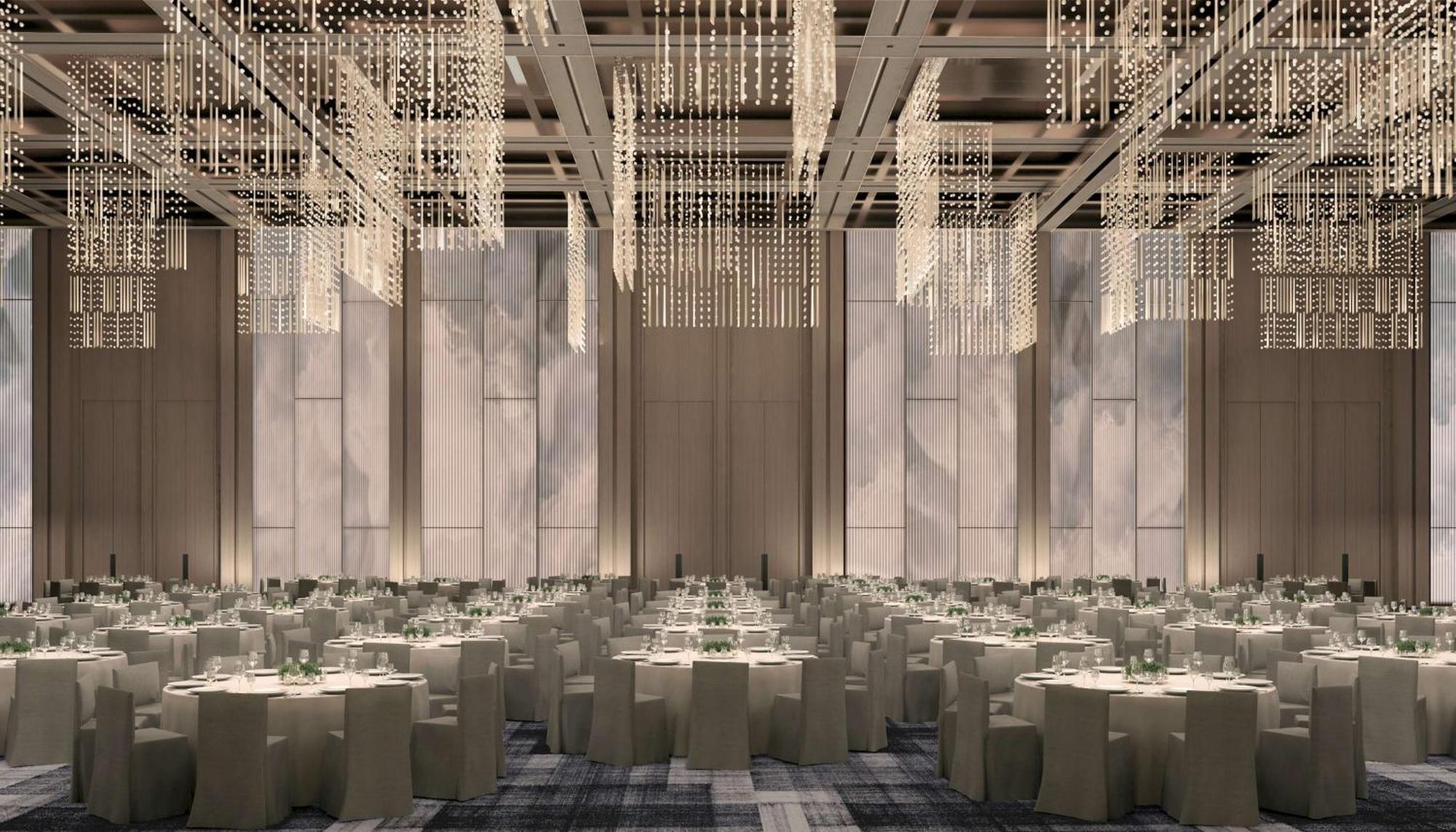 Conrad Shenzhen, The First Art Museum Hotel In Greater Bay Area With The Stunning Bay And Sunset View In The Hotel Terrace Екстериор снимка